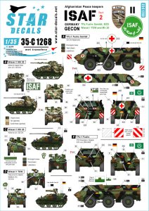 画像1: STAR DECALS[SD35-C1268]1/35 現用 独 NATO軍ISAF♯2 アフガニスタンに派遣されたドイツ連邦軍(GECON-ISAF)車両 フックス&ヴィーゼル (1)