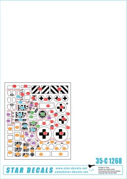 画像3: STAR DECALS[SD35-C1268]1/35 現用 独 NATO軍ISAF♯2 アフガニスタンに派遣されたドイツ連邦軍(GECON-ISAF)車両 フックス&ヴィーゼル