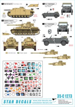 画像2: STAR DECALS[SD35-C1273]1/35 WWII バルカン半島WWII＃4 1941年以降のギリシャ於ける突撃師団「ロードス」を含むドイツ軍の戦車と装甲車