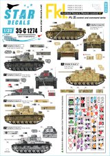 STAR DECALS[SD35-C1274]1/35 WWII 独 ドイツ無線操縦戦車＃3 無線操縦戦車を誘導する無線装置搭載戦車のマーキング集 III号戦車ほか