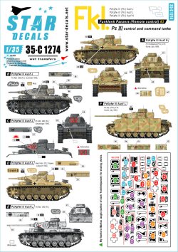 画像1: STAR DECALS[SD35-C1274]1/35 WWII 独 ドイツ無線操縦戦車＃3 無線操縦戦車を誘導する無線装置搭載戦車のマーキング集 III号戦車ほか