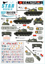STAR DECALS[SD35-C1276]1/35 現用 ベトナム戦争 ベトナム＃4 NVA(北ベトナム正規軍)所属のT-54戦車マーキング集