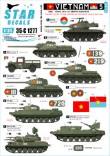 STAR DECALS[SD35-C1277]1/35 現用 ベトナム戦争 ベトナム＃5 NVA(北ベトナム正規軍)の戦車と装甲車