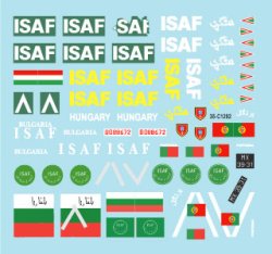 画像3: STAR DECALS[SD35-C1282]1/35 現用 アフガニスタン ISAF＃4 アフガニスタンにおけるハンガリー・ブルガリア・ポルトガルのAFV BTR-80A/BRDM-2/パナードVBL