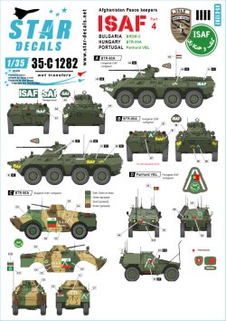 画像1: STAR DECALS[SD35-C1282]1/35 現用 アフガニスタン ISAF＃4 アフガニスタンにおけるハンガリー・ブルガリア・ポルトガルのAFV BTR-80A/BRDM-2/パナードVBL