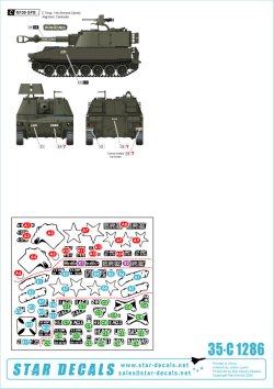 画像2: STAR DECALS[SD35-C1286]1/35 ベトナム戦争 米 ビッグガンインベトナム＃3 ベトナムで運用された米陸軍所属のM109 155mm自走砲