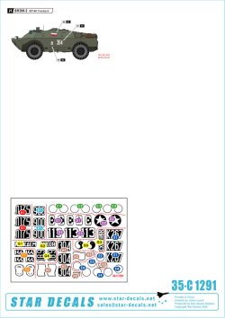 画像2: STAR DECALS[SD35-C1291]1/35 現用 露 コーカサスの戦い＃5 第1次および第2次チェチェン戦争1994〜2009 BTR-70/BRDM-2/BRDM-2コンクル