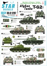 STAR DECALS[SD35-C1297]1/35 現用 中央アジア アフガニスタンのT-62 北部同盟/タリバン＆アフガニスタン国軍 T-62A/T-62AM
