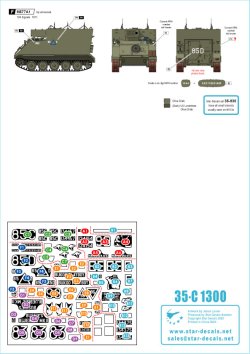 画像2: STAR DECALS[SD35-C1300]1/35 現用 オージースペシャルM113 オーストラリア軍のM113A1フィッター/M113A1RAEME/M577コマンドポスト