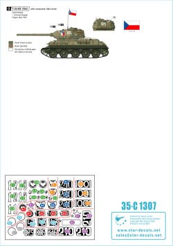 画像2: STAR DECALS[SD35-C1307]1/35 WWII 東欧諸国でのT-34/85中戦車 ポーランド/ユーゴスラビア/チェコ赤軍