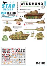 STAR DECALS[SD35-C1313]1/35 WWII 独 グレイハウンド＃2 第116装甲師団第16戦車連隊所属のパンサー戦車
