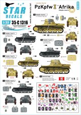 STAR DECALS[SD35-C1316]1/35 WWII 独 アフリカでのI号戦車 北アフリカ戦線で運用されたI号戦車A型