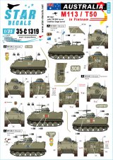STAR DECALS[SD35-C1319]1/35 ベトナム戦争 豪 ベトナムでのオーストラリア軍＃4 T50砲塔を装備した豪軍のM113
