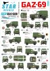 画像1: STAR DECALS[SD35-C1320]1/35 現用 ソ/露 GAZ-69 冷戦時代のソビエト連邦とワルシャワ条約機構のGAZ/UAZ-69およびGAZ-69A (1)