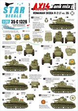 STAR DECALS[SD35-C1326]1/35 WWII 枢軸軍に参加した東ヨーロッパの戦車＃8 ルーマニアのシュコダR-2 LTvz 35