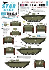 STAR DECALS[SD35-C1328]1/35 WWII 英 イギリス軍LVT-2バッファローMkII LVT-2およびLVT(A)-2 ワルヘレン上陸とナイメーヘンからライン川交差点まで