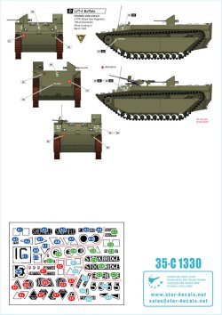 画像2: STAR DECALS[SD35-C1330]1/35 WWII 英 イギリス軍LVT-4バッファローMkIV アーンハイムと横断されたライン川とエルベ川