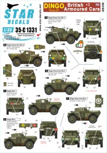 画像1: STAR DECALS[SD35-C1331]1/35 WWII 英 英軍装甲車＃3 ディンゴスカウトカー BEFからVE-Dayまで (1)