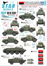 STAR DECALS[SD35-C1341]1/35 現用 ニカラグア＃2 サンディニスタ民族解放戦線と1979年以降の革命軍 スタッグハウンドMkI BRDM-2 BTR-60PB