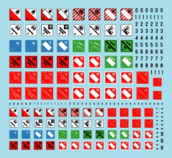 画像2: STAR DECALS[SD35-C1347]1/35 現用 危険標識/警告標識セット