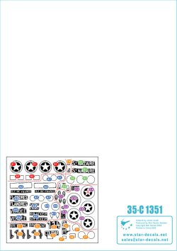 画像3: STAR DECALS[SD35-C1351]1/35 WWII FFI＃1 FFI(フランス国内軍)に鹵獲されたドイツ戦車 IV号戦車H型最終型 SdKfz251D パンツァーヴェルファー ティーガーI へッツアー