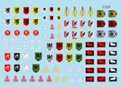 画像2: STAR DECALS[SD35-C1359]1/35 WWII ドイツ 突撃砲部隊＃1 突撃砲大隊の汎用マーキング＃1