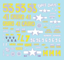 画像3: STAR DECALS[SD35-C1366]1/35 WWII アメリカ 太平洋戦線 硫黄島の戦い アメリカ海兵隊第3/第4戦車大隊のM4A2/M4A3シャーマン戦車