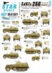 画像1: STAR DECALS[SD35-C1371]1/35 WWII ドイツ 西部戦線のSd.Kfz.250"ノイ"＃2 武装親衛隊マーキング集 第11 SS義勇装甲擲弾兵師団ノルトラント/第12 SS装甲師団ヒトラーユーゲント (1)