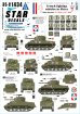 画像1: STAR DECALS[SD35-C1434]1/35 WWII アフリカのフランス軍戦闘車両＃4 第6/第12アフリカ騎兵連隊のM4A2シャーマン 1943/44年 (1)