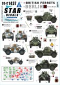 STAR DECALS[SD35-C1437]1/35 現用 ベルリン旅団のイギリス軍フェレットMk.2/3