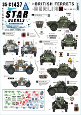 STAR DECALS[SD35-C1437]1/35 現用 ベルリン旅団のイギリス軍フェレットMk.2/3
