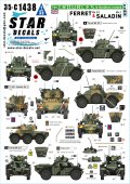 STAR DECALS[SD35-C1438]1/35 現用 北アイルランド紛争のフェレットMk.2/3/サラディンMk.2 1970年代