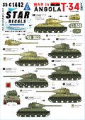 STAR DECALS[SD35-C1442]1/35 現用 アンゴラ内戦＃1 MPLA/FAPLAのT-34-85戦車 1970-80年代