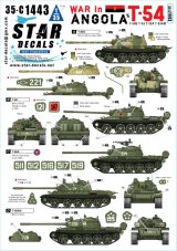 STAR DECALS[SD35-C1443]1/35 現用 アンゴラ内戦＃2 MPLA/FAPLAのT-54B/T-55/T-55A/T-55AM戦車 1970-80年代