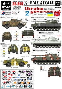 STAR DECALS[SD35-896] 1/35 ウクライナ&ノヴォロシア2014 デカールセット Part.2