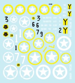 画像2: STAR DECALS[SD35-898] 1/35 WWII米 イタリア戦線の第601駆逐戦車大隊 デカールセット