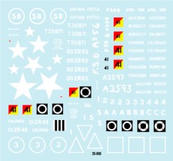 画像2: STAR DECALS[SD35-899] 1/35 朝鮮戦争のセンチュリオンMk.III 第8王立アイリッシュ軽騎兵連隊 1950-1951 デカールセット