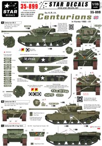 画像1: STAR DECALS[SD35-899] 1/35 朝鮮戦争のセンチュリオンMk.III 第8王立アイリッシュ軽騎兵連隊 1950-1951 デカールセット (1)