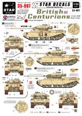 STAR DECALS[SD35-907] 1/35 英軍のセンチュリオン スエズ動乱1956 デカールセット