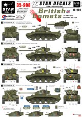 STAR DECALS[SD35-908] 1/35 第二次大戦と冷戦期のコメット巡航戦車 デカールセット