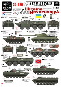 画像1: STAR DECALS[SD35-920] 1/35 ウクライナ&ノヴォロシア2014 デカールセット (1)