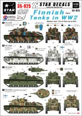 STAR DECALS[SD35-925] 1/35 WWIIのフィンランド戦車 #2 T-28中戦車 デカールセット