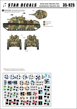 画像2: STAR DECALS[SD35-925] 1/35 WWIIのフィンランド戦車 #2 T-28中戦車 デカールセット