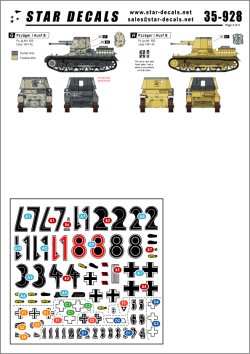 画像2: STAR DECALS[SD35-928] 1/35 ドイツ アフリカ軍団ミックス #4 1号対戦車自走砲、ティーガー デカールセット