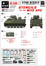 STAR DECALS[SD35-930] 1/35 M113 装甲兵員輸送車 ステンシルデカールセット