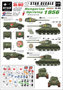 画像1: STAR DECALS[SD35-942]1/35　ハンガリー動乱 1956 #1デカールセット (1)