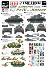 STAR DECALS[SD35-943]1/35　ハンガリー軍のIV号戦車とヘッツアー