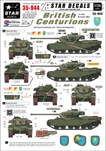 画像1: STAR DECALS[SD35-944]1/35　朝鮮戦争のセンチュリオンデカールセット (1)