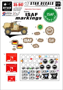 画像1: STAR DECALS[SD35-947]1/35　ISAF汎用マーキングアフガニスタンの平和維持活動部隊デカールセット (1)