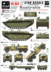 STAR DECALS[SD35-953]1/35　オーストラリア軍車両デカール#1.LVT-4 & M19 ダイアモンドT